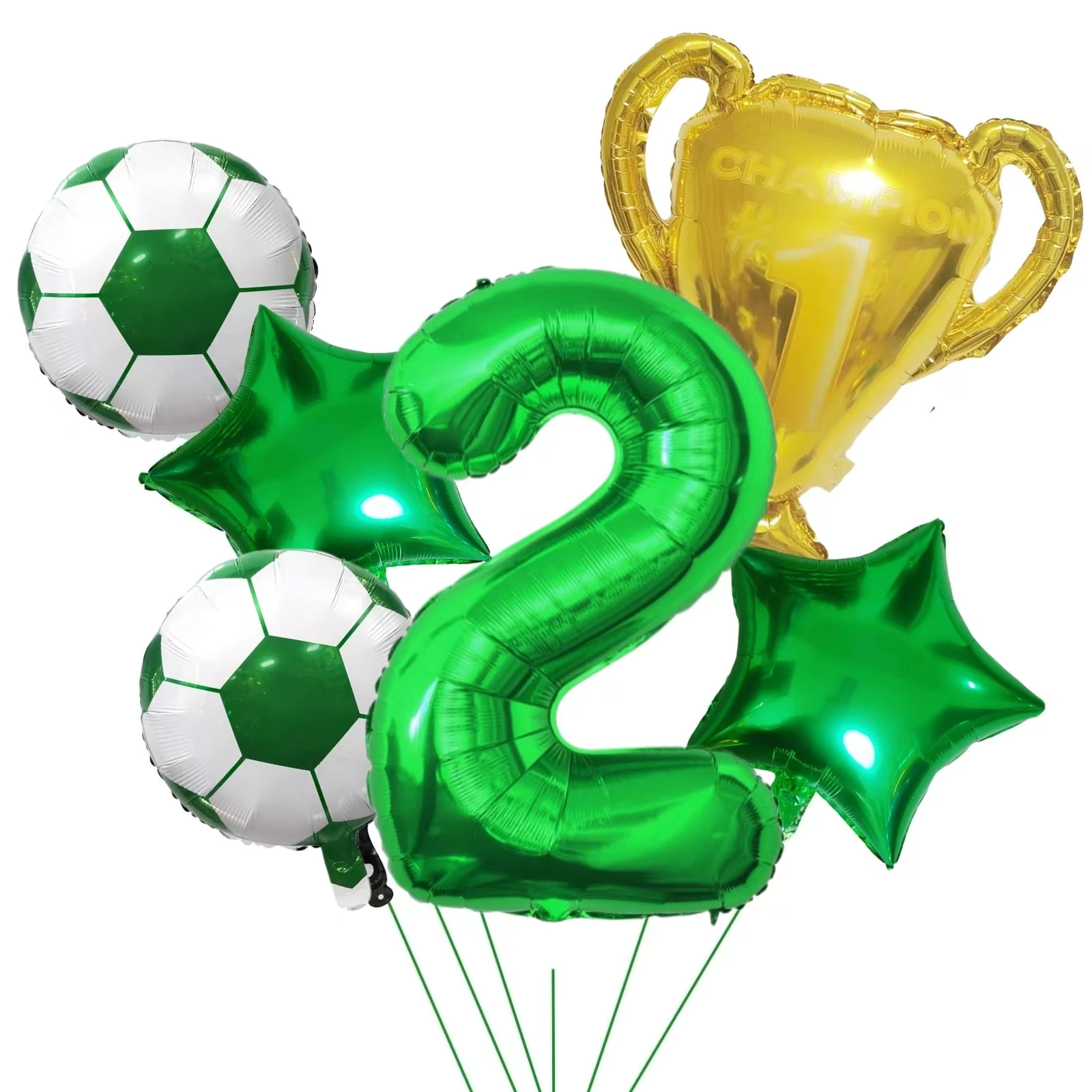 Palloncini Compleanno Calcio 4 Anni, Kit Decorazioni per Festa a