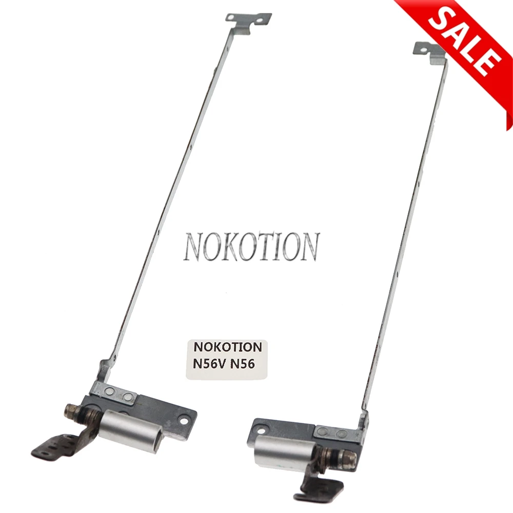 LCD Hinges Screen kit For ASUS N56 N56V N56VM N56DP N56DY N56VB N56VJ 13N0-M3M0402 13N0-M3M0502 Left + Right