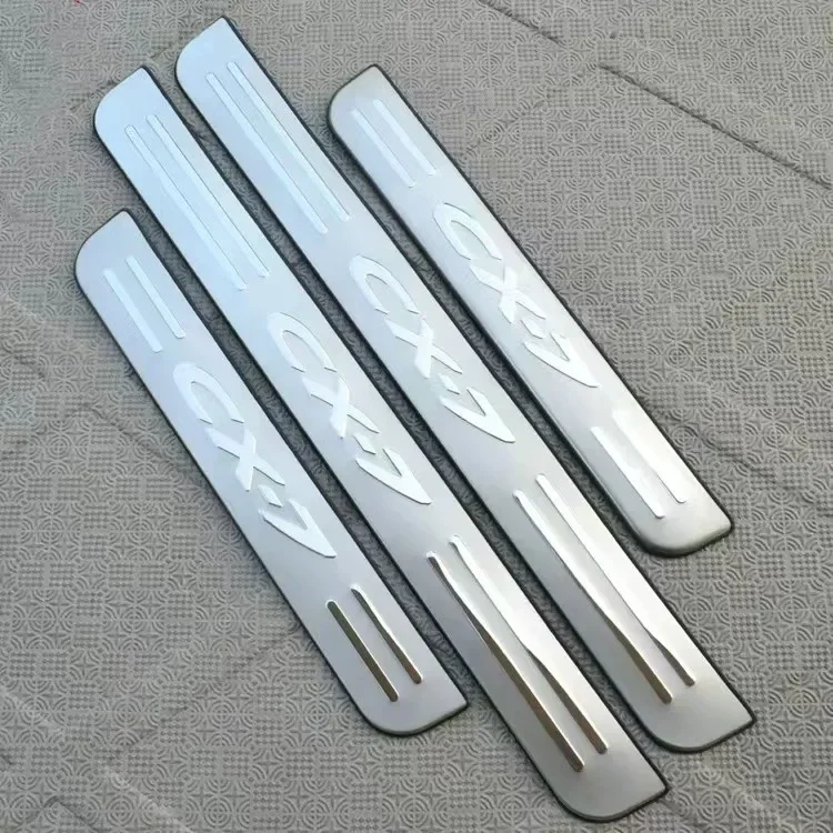Mazda CX-7 CX7 2006-Car Styling Stainless Steel Scuff Plate/door Sill car accessories