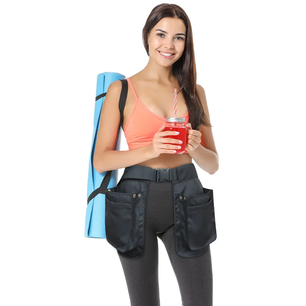 Two-sided Waist Bag for Unisex Belt Bag Outdoor Running Multi Functional Waist Seal Pocket Waterproof Nylon Retro Drop Bum Bags 2