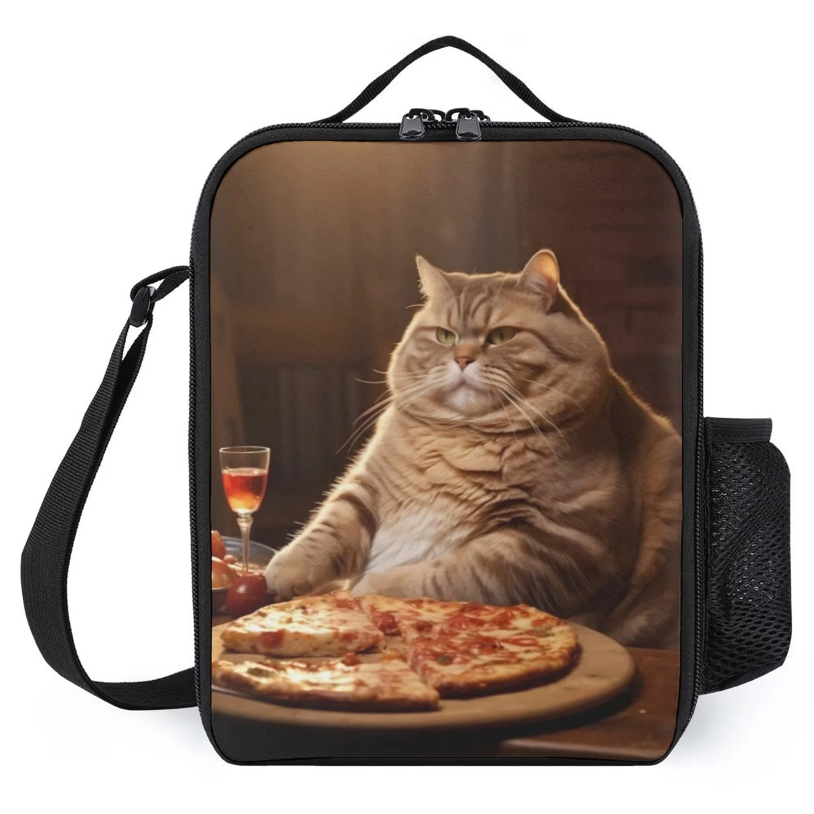 קופסת ארוחת צהריים מותאמת אישית עם הדפס Lonchera Therica לארוחת צהריים תרמית עם יישומון תרמי