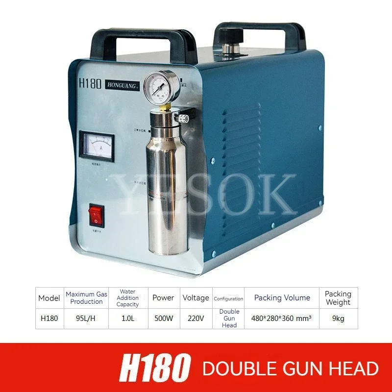 95L/H H180 Acrylic Flame Polisher Machine 600W Electric Oxygen Hydrogen Polishing grinding machine HHO Generator 220V/110V