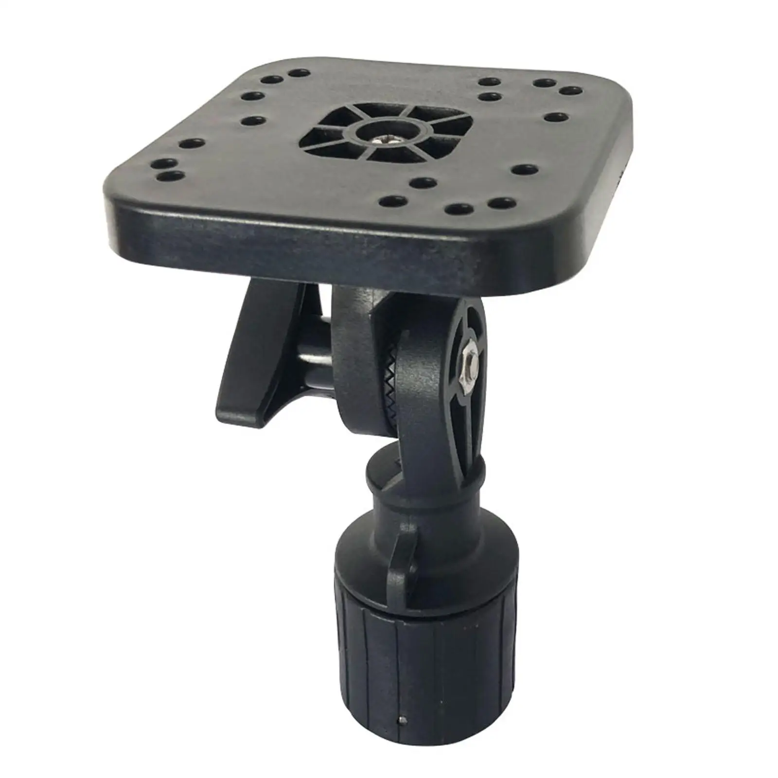 Electronics Fishfinder Mount for Kayak Boat Universal Mounting Plate Black
