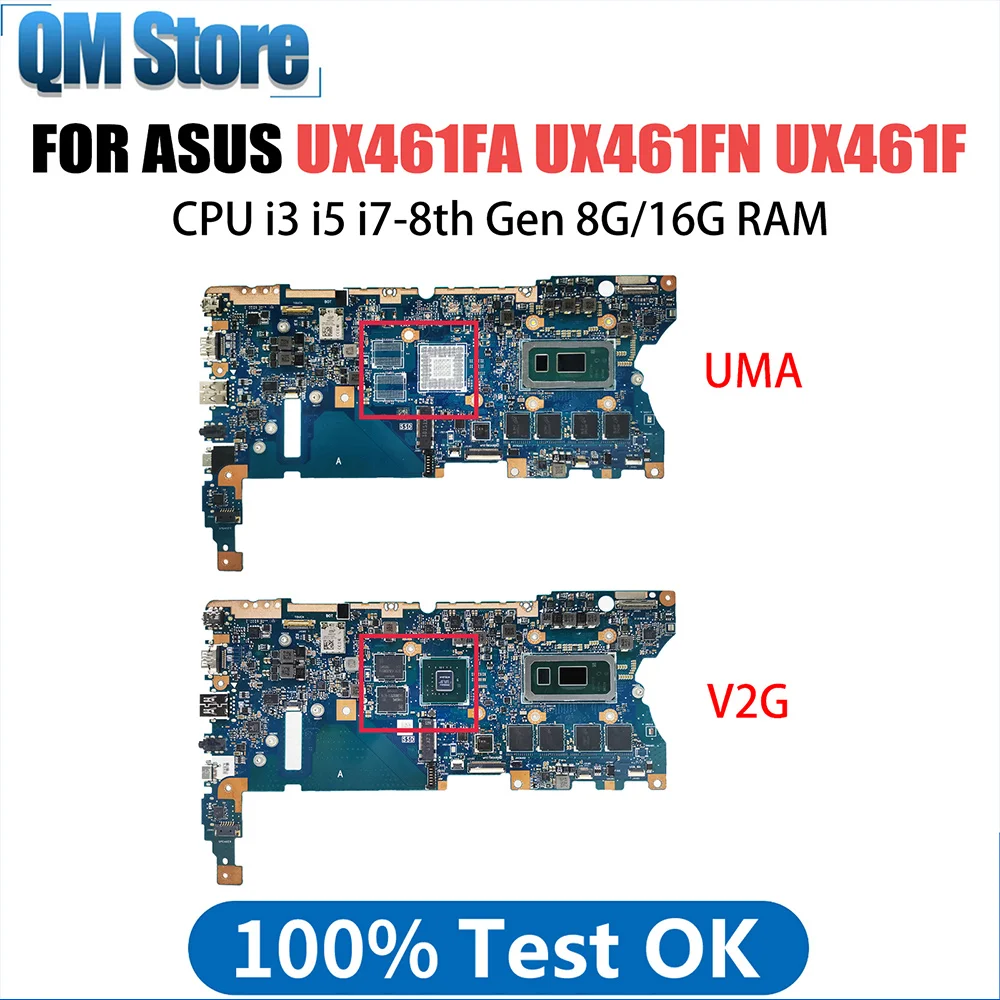 Notebook Motherboard For ASUS Zenbook Flip UX461FA UX461FN TP461U