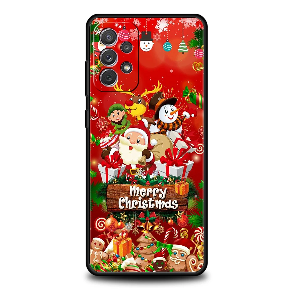 Festive Holiday-Themed Soft Shell Phone Case