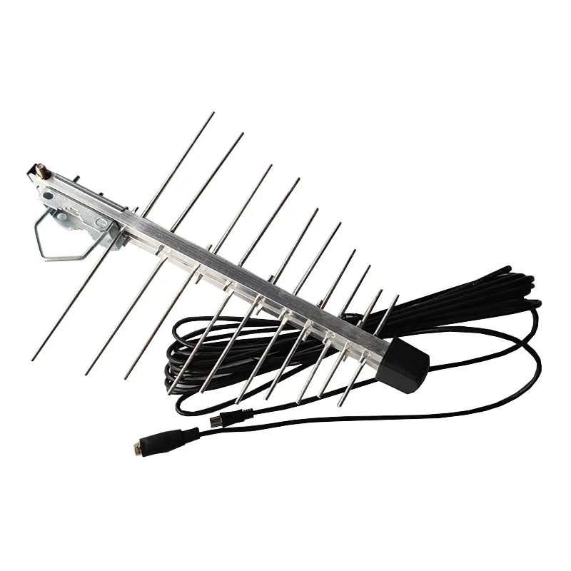 

Антенна Yagi HD цифровая наружная антенна 6dBi DVB-T2 ATSCT ISDBT UHFVHF, ТВ-приемник, наземный сигнал, цифровое видеовещание