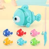 New Children Magnetic Fishing Game Electric Assembled Fish Toys with Lamp for Kids Puzzle Toys Parent-child Interactive Toy Gift 1