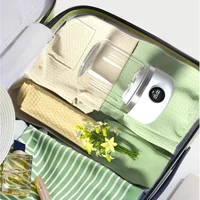 Machine à laver sans fil, nettoyeur de sous-vêtements portable, mini chaussettes 1L, seau à linge déshydratable 2