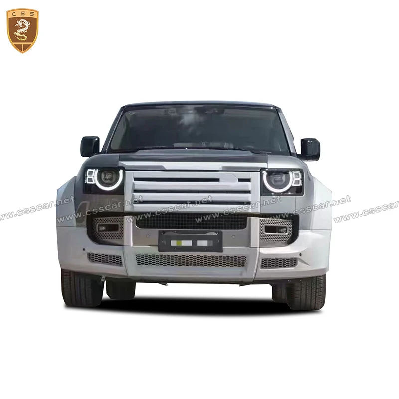 

CSSCAR автомобиль подходит для Land Rover Defender Модифицированный корпус в стиле CSS автомобильный передний бампер задний губа колесо брови автозапчасти