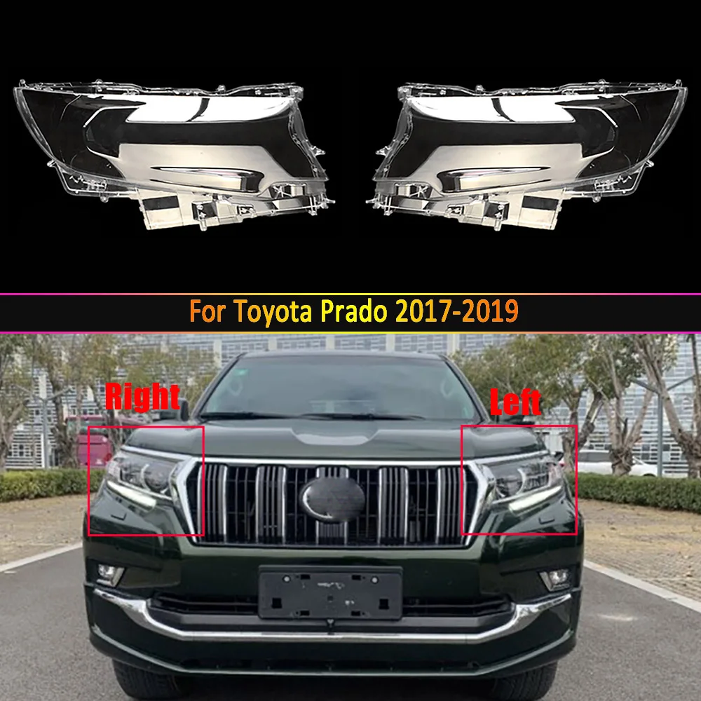 

Передняя прозрачная крышка для автомобильных фар Toyota Prado 2017 2018 2019