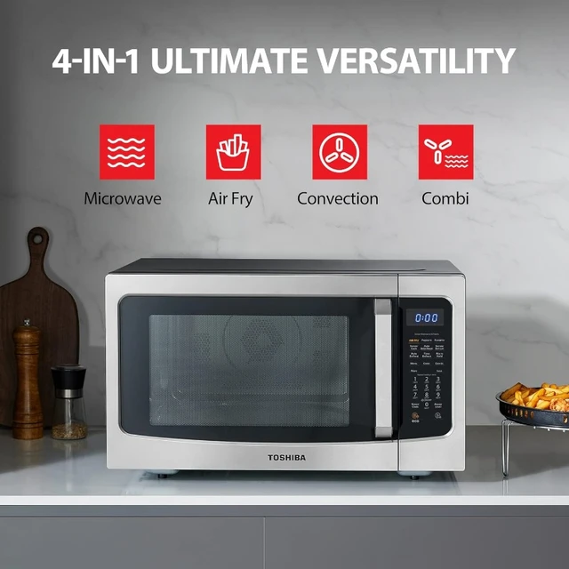 TOSHIBA Countertop Microwave Oven, Smart Sensor, Mute Function