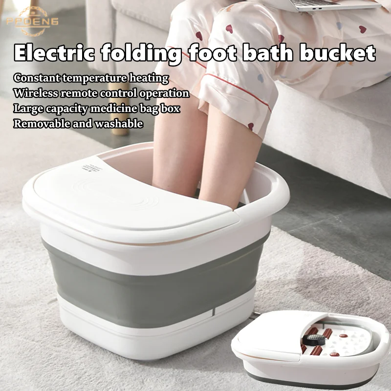 2024 New 18/32L Foldable Foot Soaking Bucket Multifunctional Foot