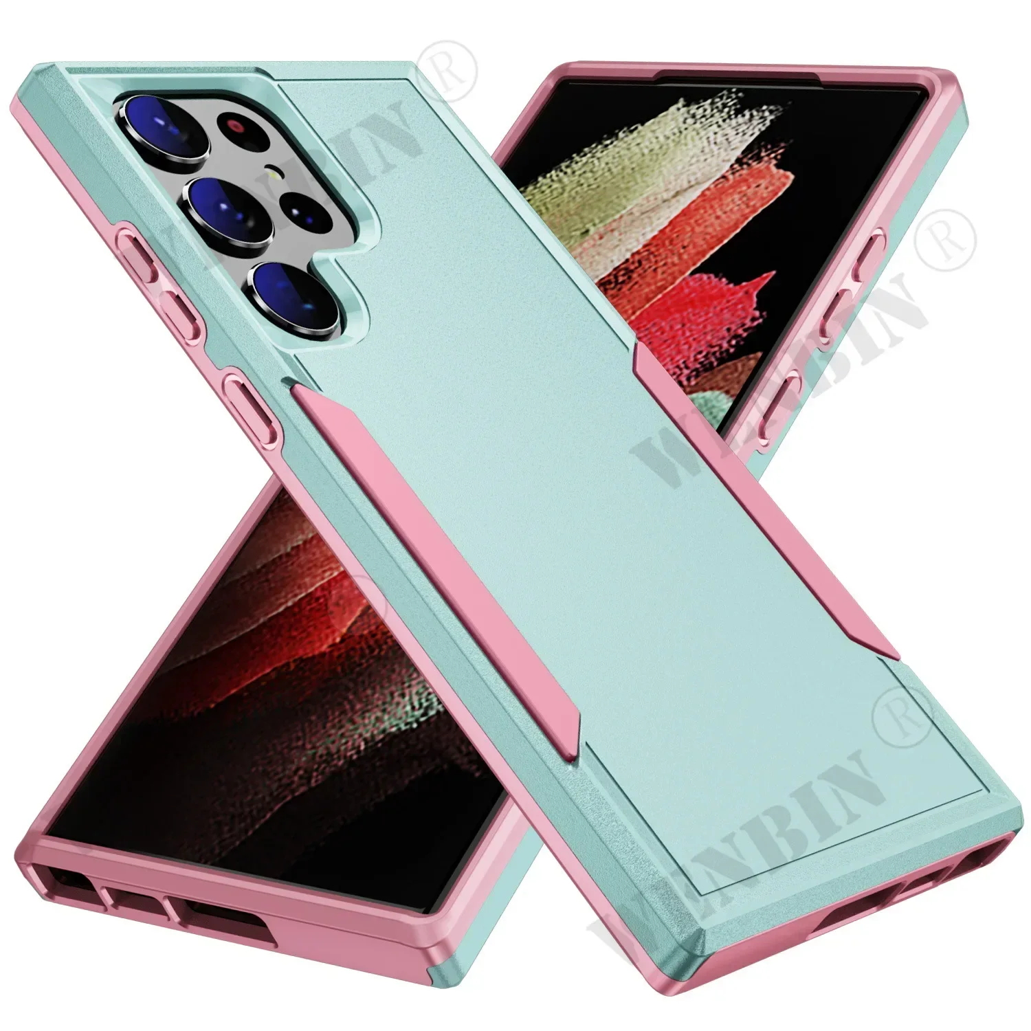 Heavy Duty Rugged Shockproof Protector Cover - Premium Hard Back Case