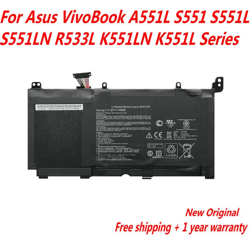 Original B31n1336 Laptop Battery For Asus Vivobook A551l S551 S551l