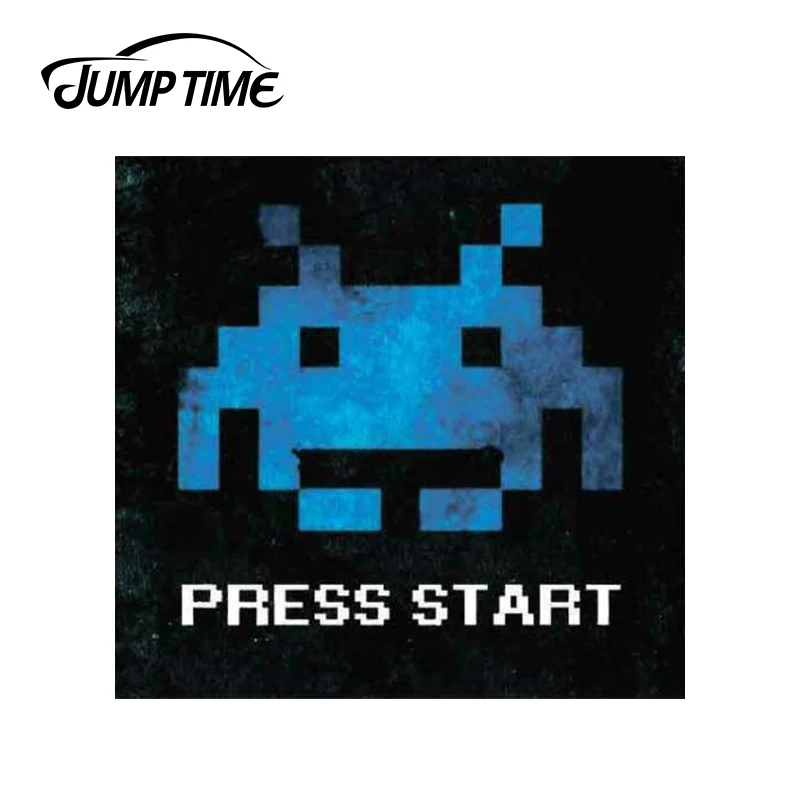 Jumptime 13X10Cm Retro Space Invers Videogioco Vintage Arcade Izi Adesivi Per Auto Personalità Moto Protezione Solare Decalcomania Per Auto