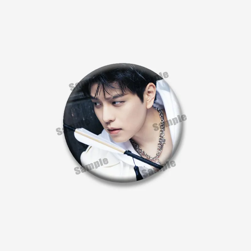 Kpop Boys Band SK Münze Abzeichen auf Tasche Kleidung Hut Zubehör Kreativität Idol Felix Bang Chan Anstecknadel Schmuck Brosche Fans Geschenk – Detail 13