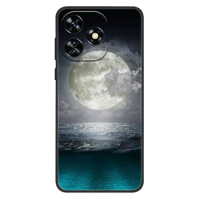 Luxury Silicone Soft Bumper Phone Case - Fashionable Space Design