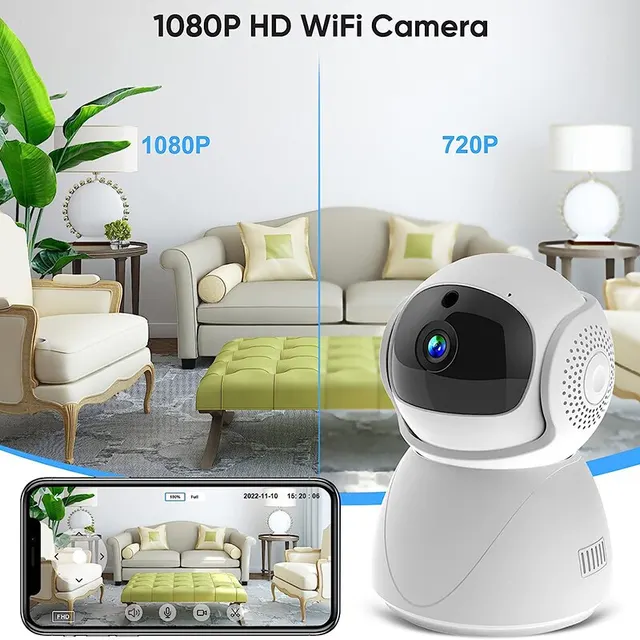 FHD Wireless WIFI PTZ Camera IP CCTV Security Protector Surveillance Camera Smart Auto Tracking Baby Monitor with Google Alexa 2
