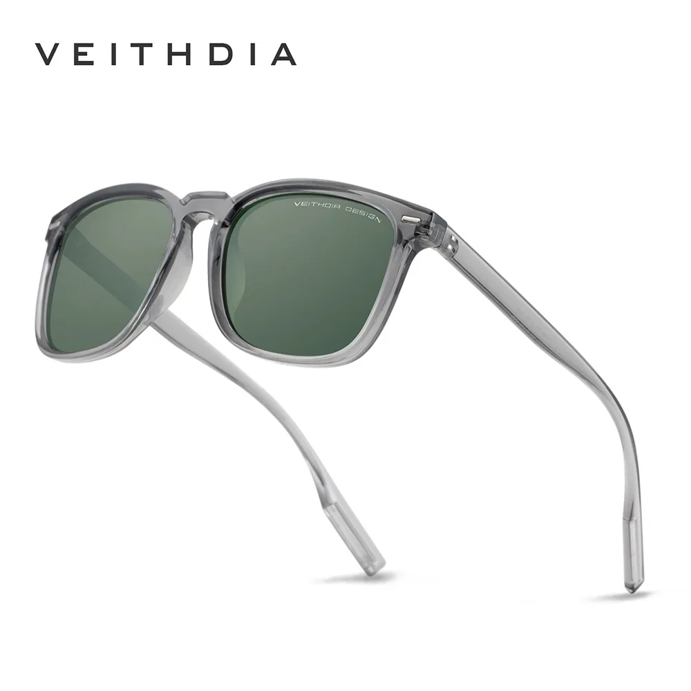 VEITHDIA Modische, klassische, polarisierte Herren-Sonnenbrille, Fahrbrille für Männer, photochrome Sonnenbrille mit UV400-Schutz