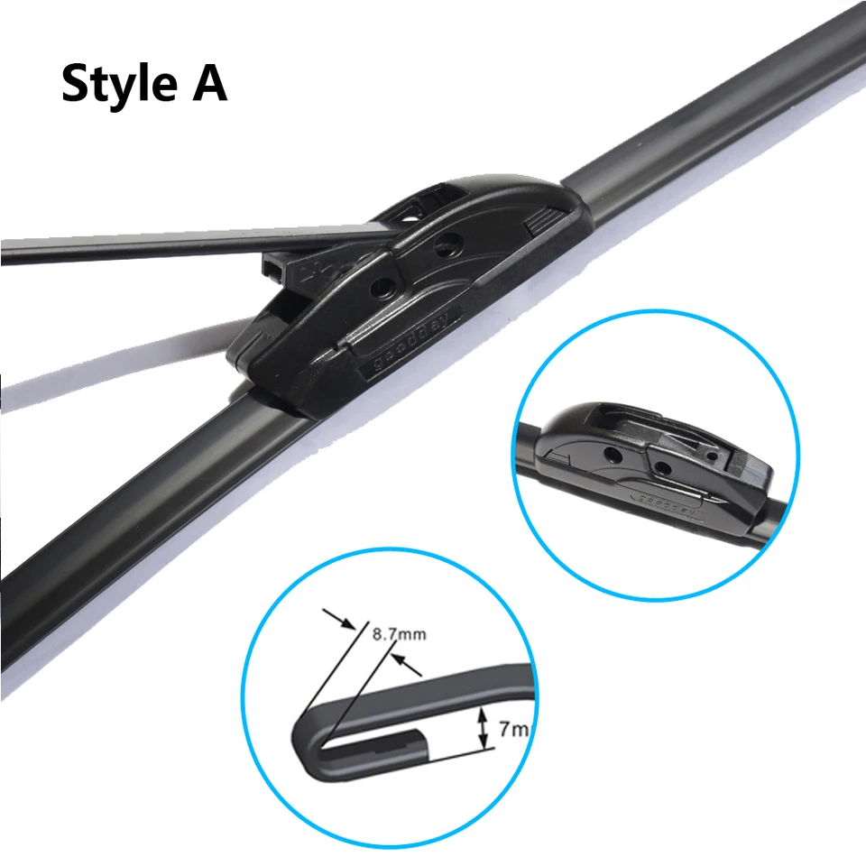 Mossa Tergicristalli Anteriori – Compatibili Con Jeep Compass II (06.2017-) – Set 2 Spazzole Piatte 600 E 450 Mm