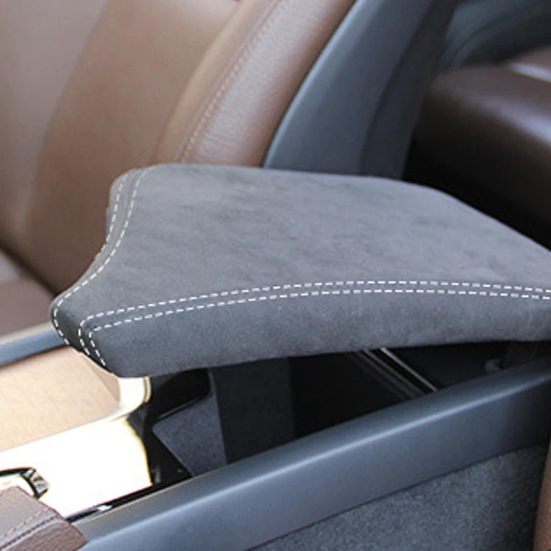 For Lantu Free Deerskin Central Control Protection Modified Alcantara  Armrest Box Cover Cushion Shell High-end Car Interior - AliExpress