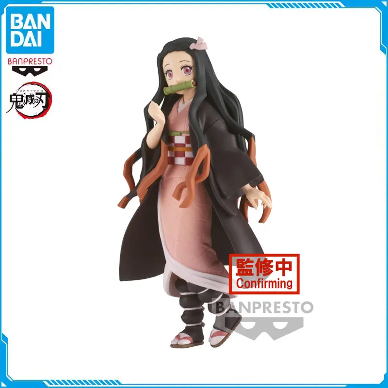 

Anime Demon Slayer Kimetsu No Yaiba Figures Kamado Nezuko Sepia Color Ver Action Figures Collectible Model Banpresto Original