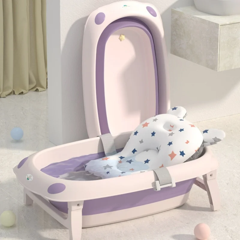 1-3 years old baby bath tub Baby growth type household bath tub PP material Foldable Portable