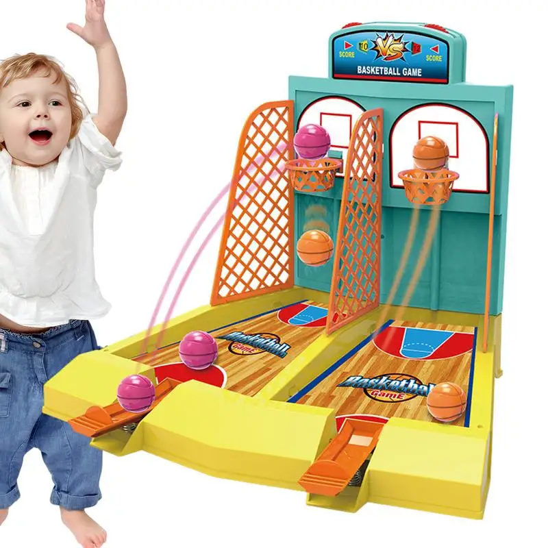 

Tabletop Basketball Game Table Game Set Basketball Games Fine Motor Toys Desktop Games Basketball Board Game For Kids Over 3 Fun
