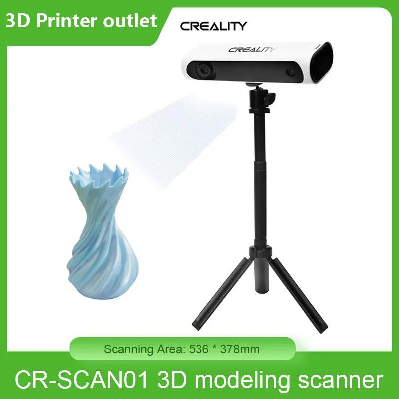 Original Creality CR-SCAN 01 3D Scanner 3D Modeling Scanner High Precision Support OBJ/STL Output with Turntable