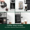 Coffeemaker, Coffee Center Barista Bar 4-In-1 Coffee Machine, Single-Serve Coffee, Espresso & Nespresso Capsule Compatible 5