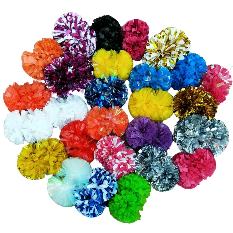 Factory Hot Sale Spankle Cheerleading Pom Poms