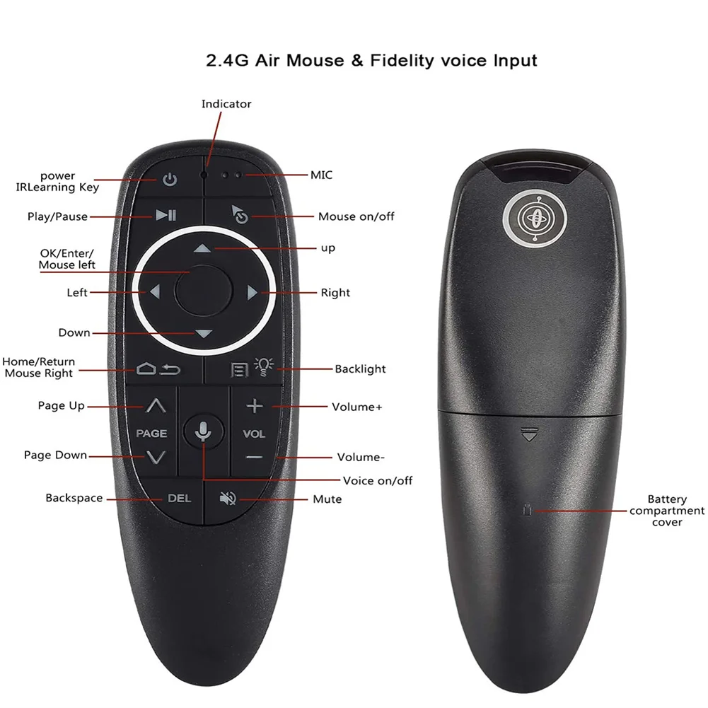 Smart Voice Remote Control Wireless Air Fly Mouse 2.4g G10 G10s Pro Gyroscope Ir Learning Compatible For Android Tv Box wireless remote controller smart universal remote control smart ir remote control bluetooth voice remote control
