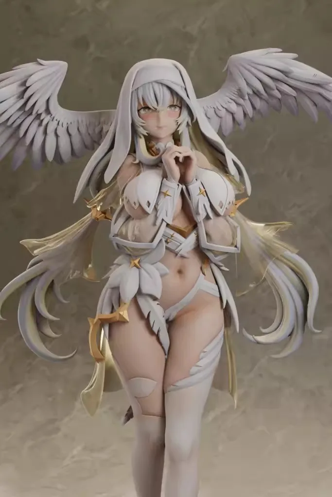 

27CM Anime Uncolored Resin Figure Kit 1/7 angel Unpainted Garage Resin Kit Model GK toys Gift