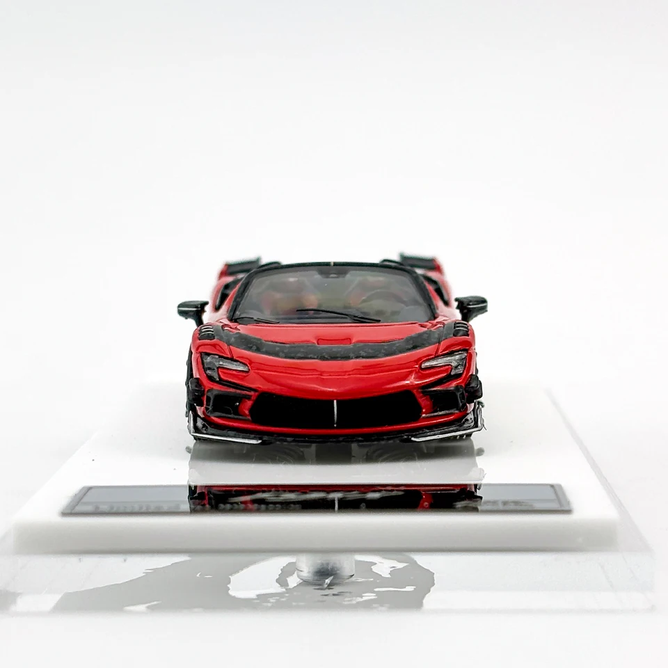 Stance Hunters SH 1:64 Ferrari F12 TDF Kapuze öffnebar Leichtmetallauto Modell e