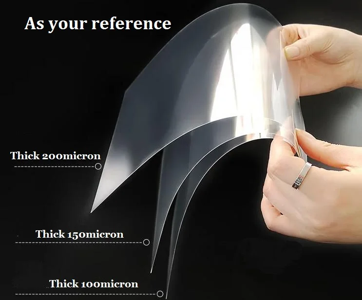 Transparent Clear Acetate Sheets Plastic PVC Binding Cover Thickness 300micron 12mil Size A4