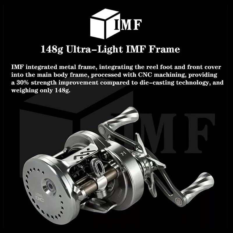 Airlite B100/B101 HG DBC-II Baitcasting Reel All Metal BFS Bait