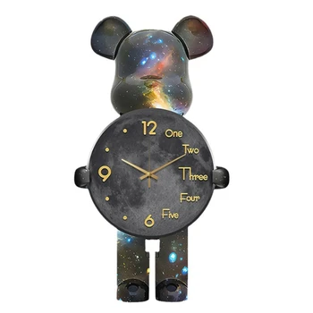 대형 디지털 벽시계, 무소음 LED 벽시계, 디자이너 룸 데코, 거실 액세서리, 인테리어 집 장식 가구