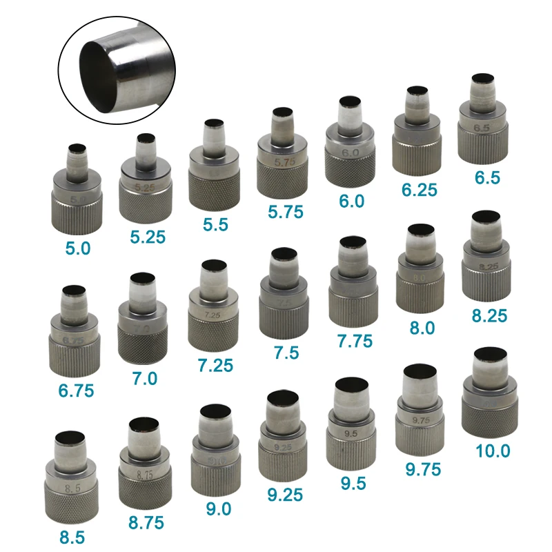 GREATLH 5.0-10.0mm Ophthalmic Corneal Ring Drill Corneal Saw Blades Optic Zone Marker Ophthalmic Instrument Stainless Steel