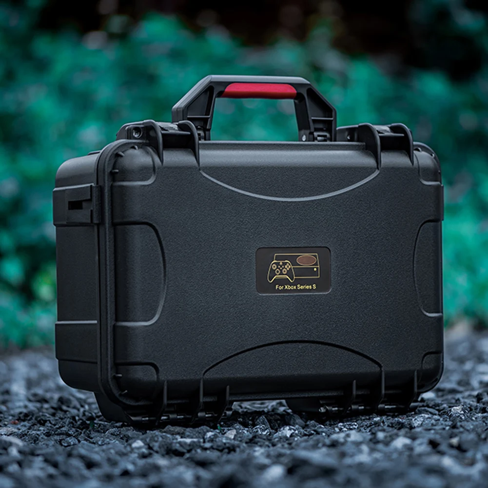 Portable PP Box Waterproof Protective Box Big Capacity Soft Lining Hard Case Strong Bearing Console Controller Accessories 4