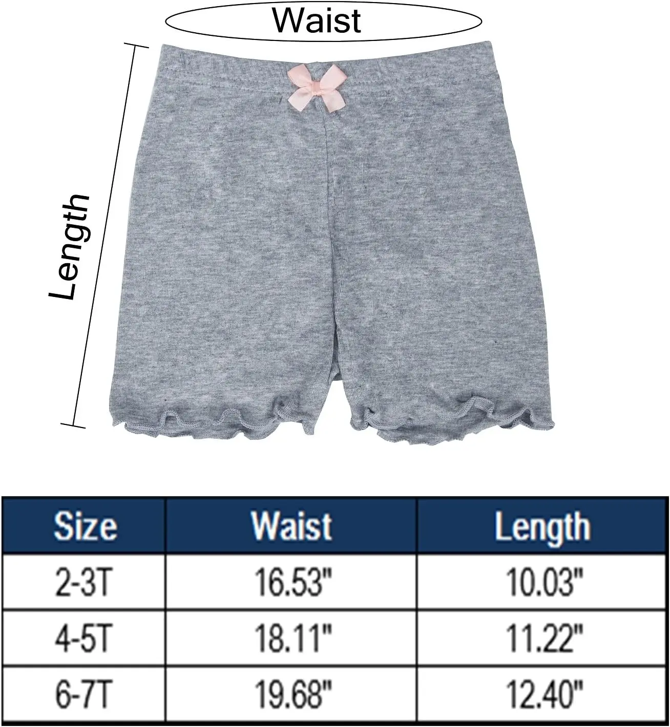 Girls Playground Bike Dance Shorts Play Or Under Skirts Short Safey Ruffle Short Under Dresses Girls