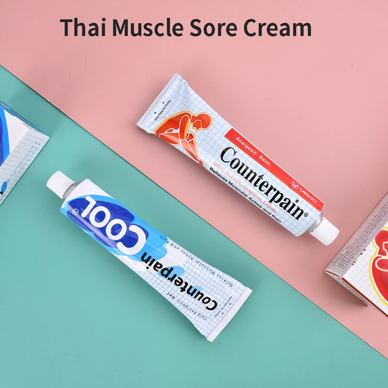 

1pcs 120g Thailand Counterpain Hot Analgesic Balm Relief Muscle Aches and Pain Relieve Pain Balm Rheumatoid Arthritis Ointment