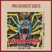 Horror World Coloring Book for Adults - 20 Pages of Intricate Designs to Enhance Your Color Skills 2