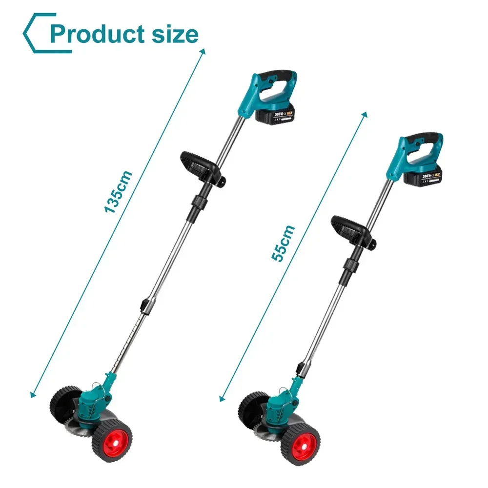 Hand-Held Electric Folding Mower With Adjustable Length 100CM-135CM For Home Gardening Pruning Tools For Makita 18V Battery 6