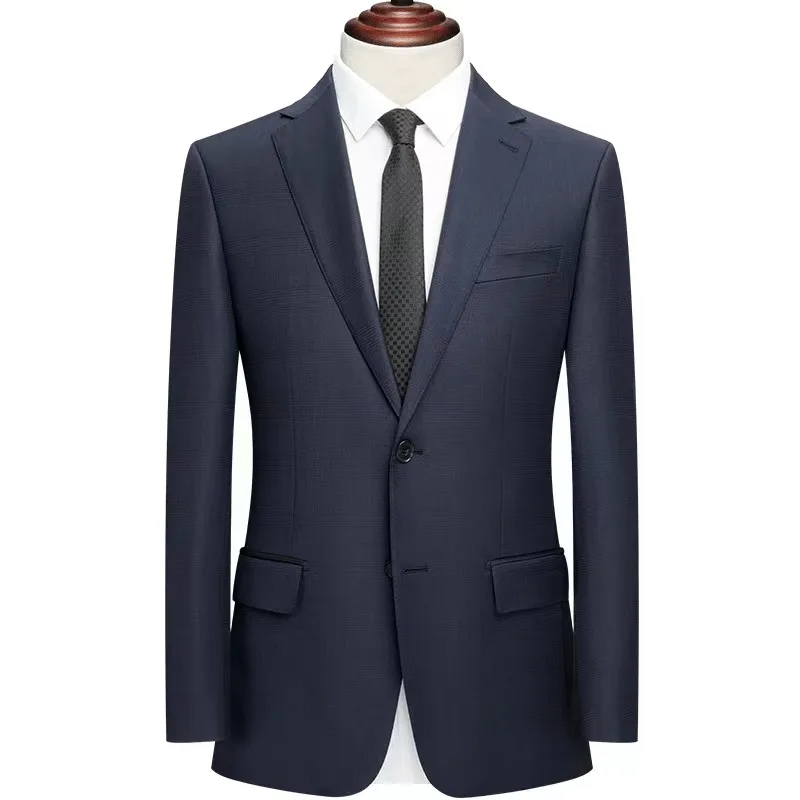 Four seasons wear men's worsted wool cover west men's checkered style