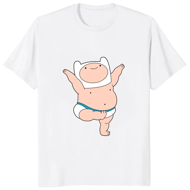 Adventure Time Printed Cartoon Graphic Streetwear Fashion T-Shirts Harajuku Clothes Short Sleeve Summer Tee Casual Female Tops 2