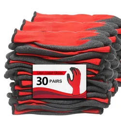 Enhanced High - Performance Anti - Slip Work Gloves - Crinkled, Wear - Resistant, High Grip - XL (30 pairs)