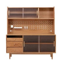 1/6 bjd ob11 miniature dollhouse furniture Mini model Red Cherry Wood Sideboard/Storage Cabinet 1