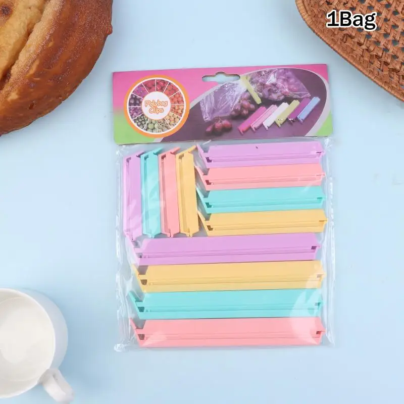 Gıda Atıştırmalık Saklama Kapatıcı Klipsleri Mühürleyici Kelepçe Gıda Poşeti Klipsleri Mutfak Aleti Gıda Kapatma Klipsi Mutfak Aksesuarları