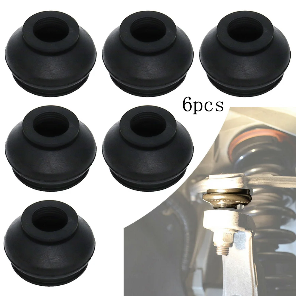 

Car Dust Boot Covers Cap Accessories Ball Joint Tie Rod End Universal Vehicle 6 Pcs/set Gaiters Rubber Hight Quality