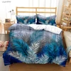 Tropical Leaf Fashon Duve All Season Duvet Cover Comforter Bedding Set Soft Quilt Cover and Pillowcases Single/Double/Queen/King 5